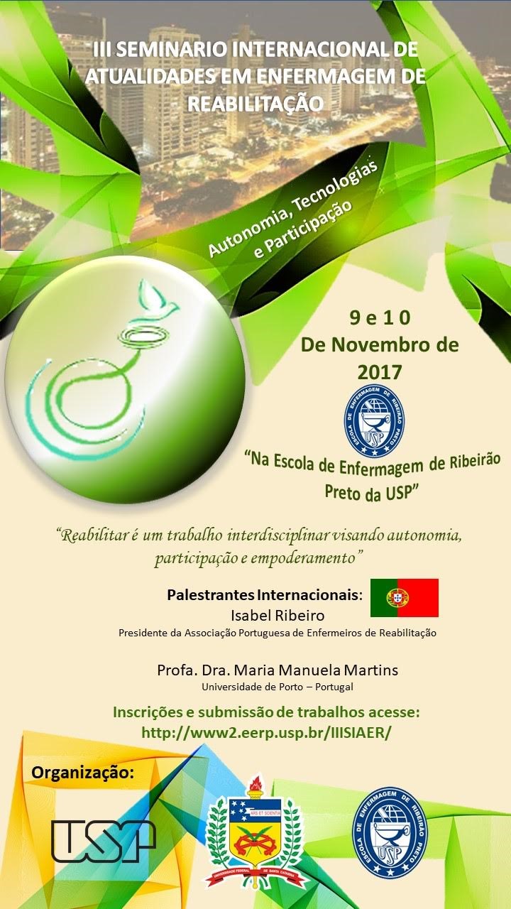 III SIAER (SEMINÁRIO INTERNACIONAL DE ATUALIDADES EM ENFERMAGEM DE REABILITAÇÃO)