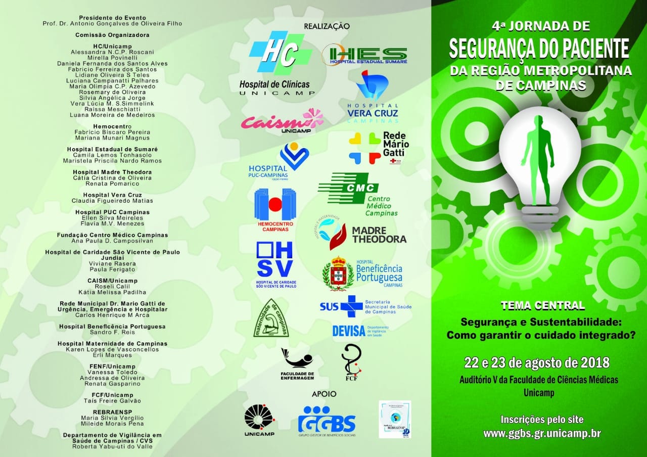 4ª Jornada de Segurança do Paciente da Região Metropolitana de Campinas