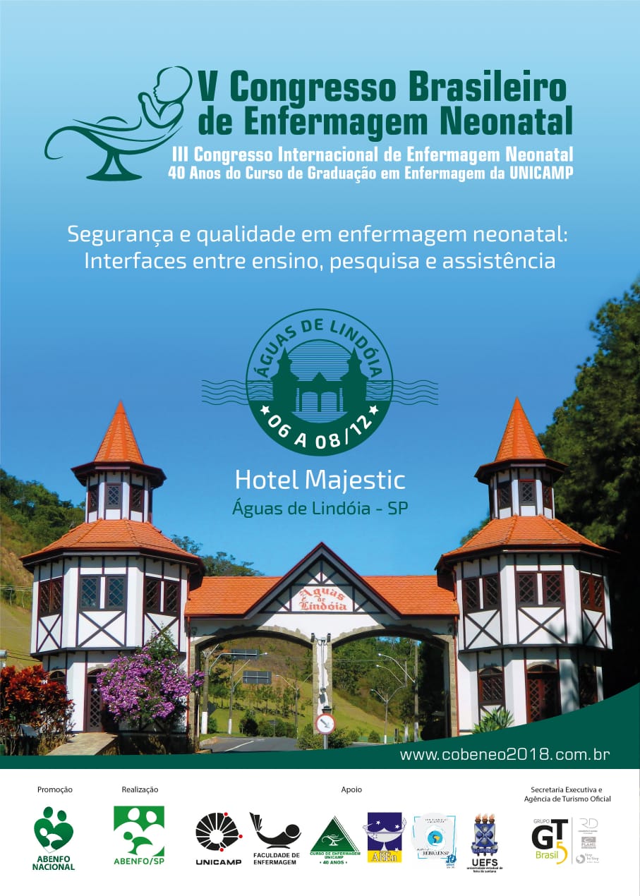 V Congresso Brasileiro de Enfermagem Neonatal (V COBENEO) /  III Congresso Internacional de Enfermagem Neonatal (III CIEN)