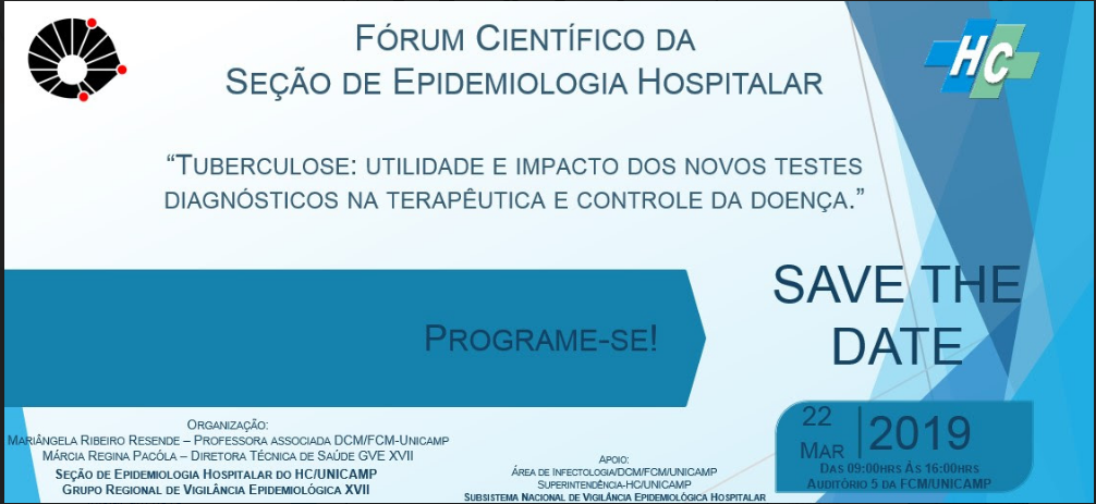 Fórum Científico da Seção de Epidemiologia Hospitalar