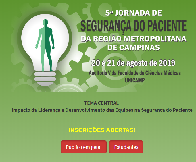 5ª JORNADA DE SEGURANÇA DO PACIENTE