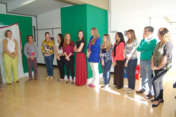 Inauguração do quadro de formandos