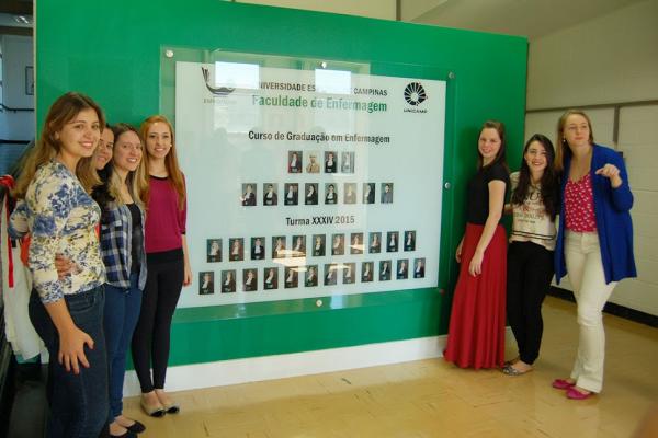 Inauguração do quadro de formandos