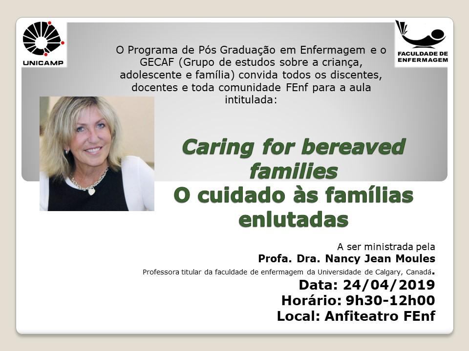 Caring for bereaved families - O cuidado às famílias enlutadas