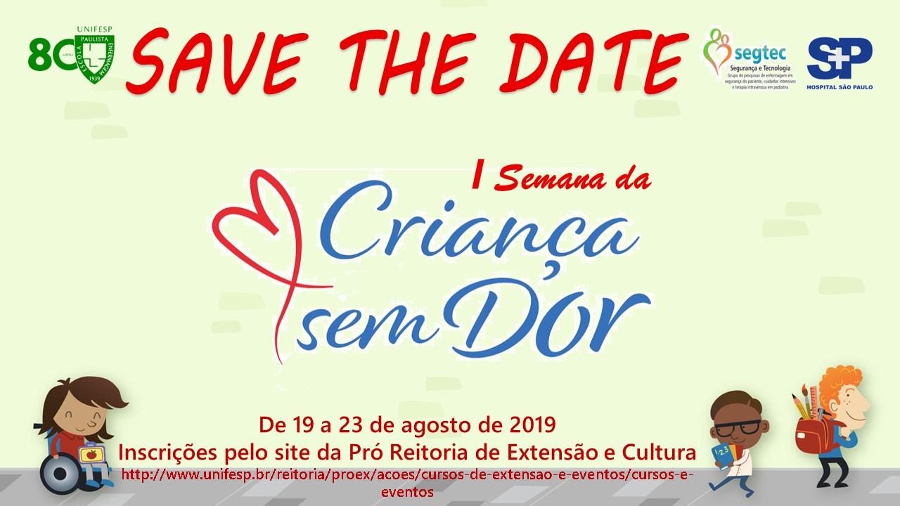 I Semana da Criança sem Dor 